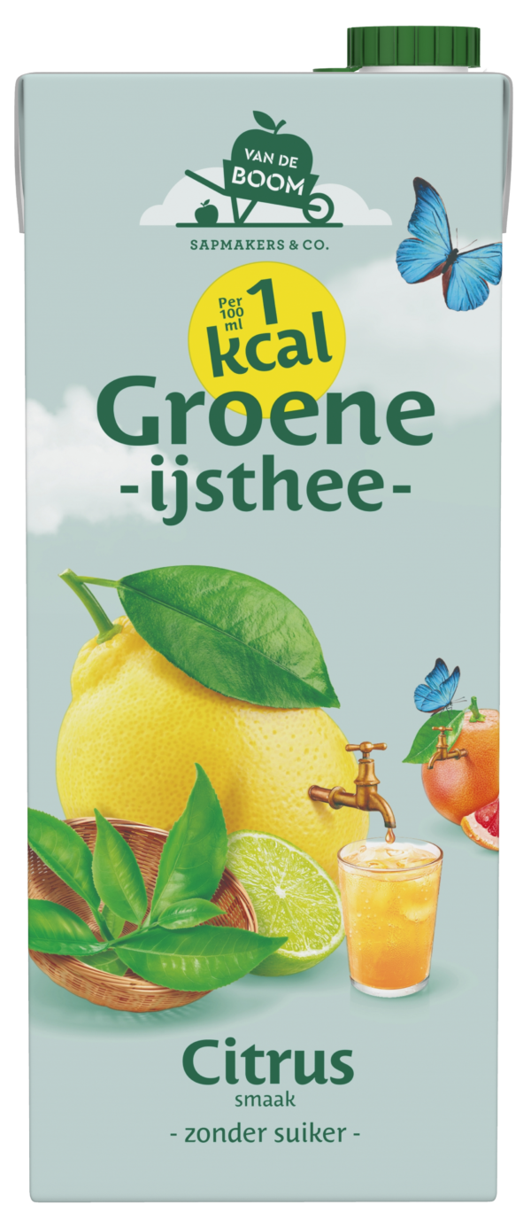 Groene ijsthee Citrus